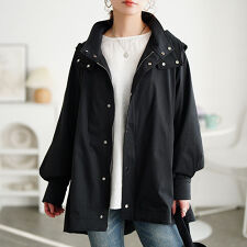 【大きいサイズ】 スタンドカラーフレアマウンテンパーカー 大きいサイズ レディース アウター