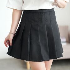 【大きいサイズ】 インナーパンツ付きプリーツ ミニ スカート 大きいサイズ  レディース ボトムス