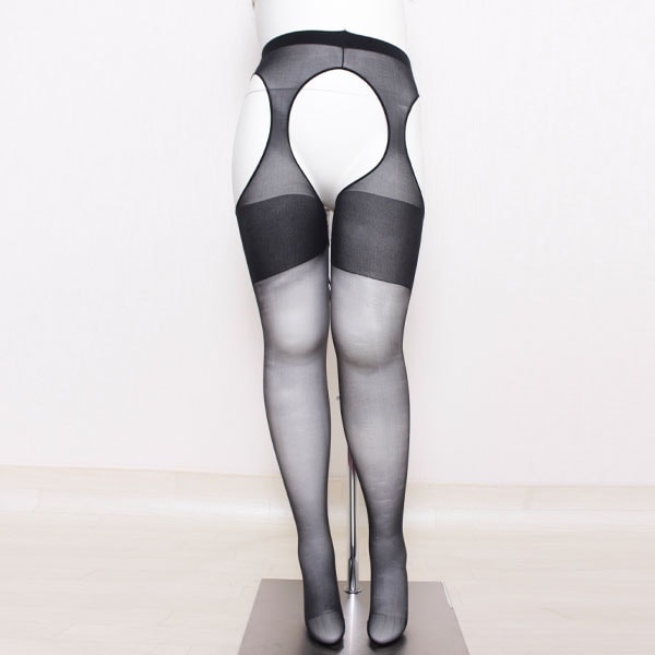 【3L-8L】 日本製サスペンダーストッキング 大きいサイズ レディース