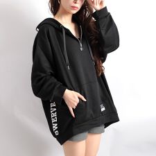 【LL-5L】ロゴプリント入りプルオーバーパーカー 大きいサイズ レディース トップス パーカー