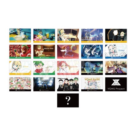 【VOMS PARK】トレーディングスクエア缶バッジ(ランダム/全21種)