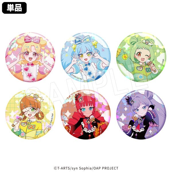 おねがいアイプリ】 トレーディングホロ缶バッジ （ランダム全6種