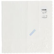 ウェッジウッド　刺繍ハンカチ　ワイルドストロベリー　【WEDGWOOD】