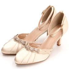 アンフィニ(INFINE)の結婚式・パーティに　ラインストーンパンプス