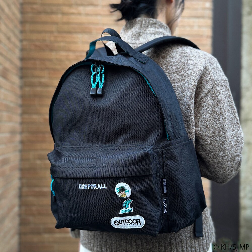 僕のヒーローアカデミア×OUTDOOR PRODUCTS】缶バッチ付きリュック 僕のヒーローアカデミア×OUTDOOR PRODUCTS】缶バッチ付きリュック