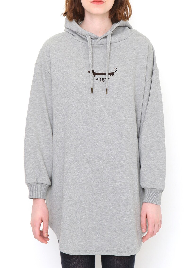 レディース オーバーサイズパーカーワンピース ナガスギルイヌ グラニフ Graniph ファッション通販 マルイウェブチャネル Ca000 1 67 01