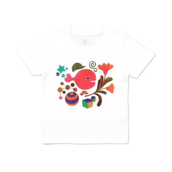 キッズ】コラボレーションTシャツ/五味太郎(きんぎょがにげたカバー) | マルイウェブチャネル