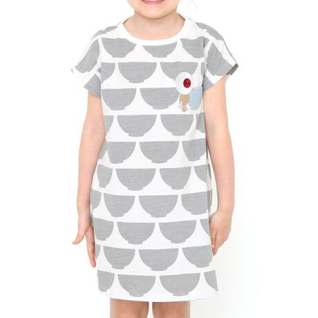 キッズ コラボレーションワンピース 目玉おやじと茶碗ボーダー ゲゲゲの鬼太郎 ファッション通販 マルイウェブチャネル