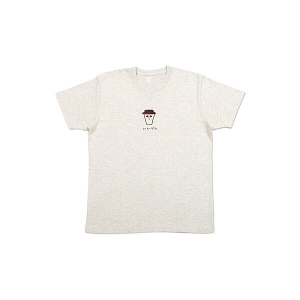 コーヒー ロゴ Tシャツ ホワイト 定番】STC左胸ロゴロンT design by DF.SQEZ
