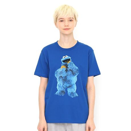 ユニセックス コラボレーションtシャツ クッキーモンスター セサミストリート ファッション通販 マルイウェブチャネル