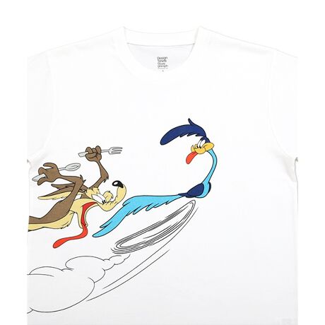 ユニセックス コラボレーションtシャツ ワイリーコヨーテvsロードランナー ルーニー テューンズ ファッション通販 マルイウェブチャネル