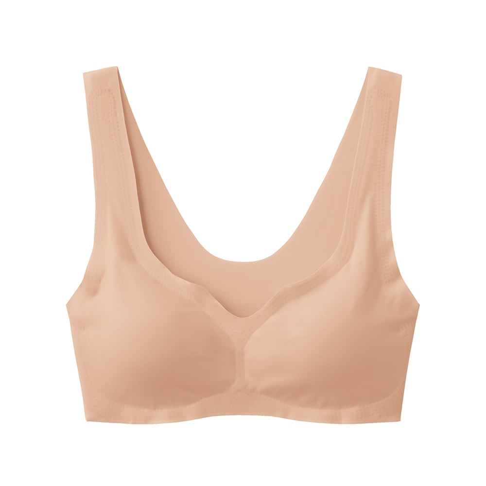 キレイラボ】【軽Make（完全無縫製）】【ノンワイヤーブラジャー