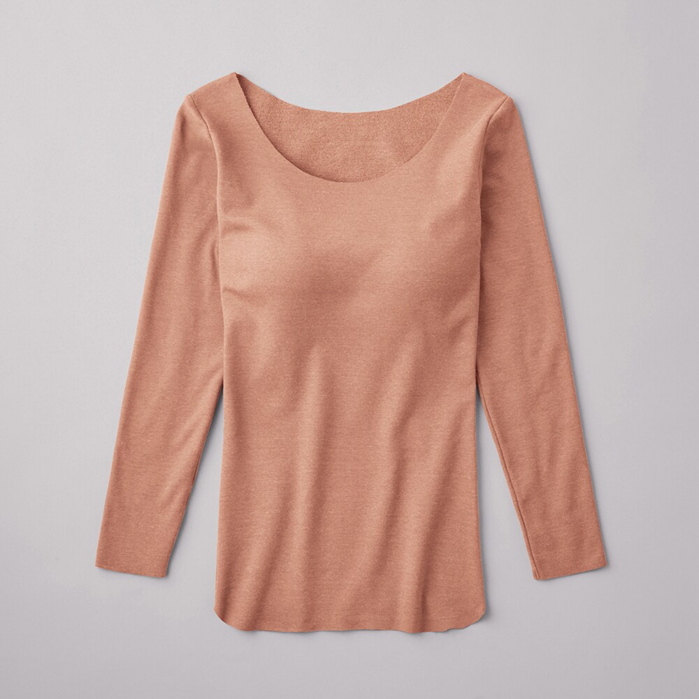 キレイラボ】【Fitte Warm】【8分袖ブラトップ】 | グンゼ(GUNZE