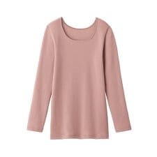 グンゼ(GUNZE)の【ホットマジック】【寒さ知らず】8袖インナー(えりあき広め)