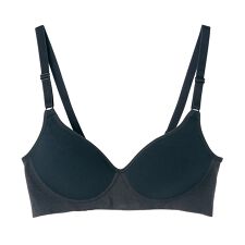 【KIREILABO】【肌側綿100％】【ノンワイヤ－ブラジヤ－】