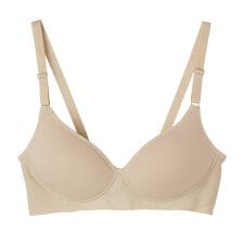 【KIREILABO】【肌側綿100％】【ノンワイヤ－ブラジヤ－】