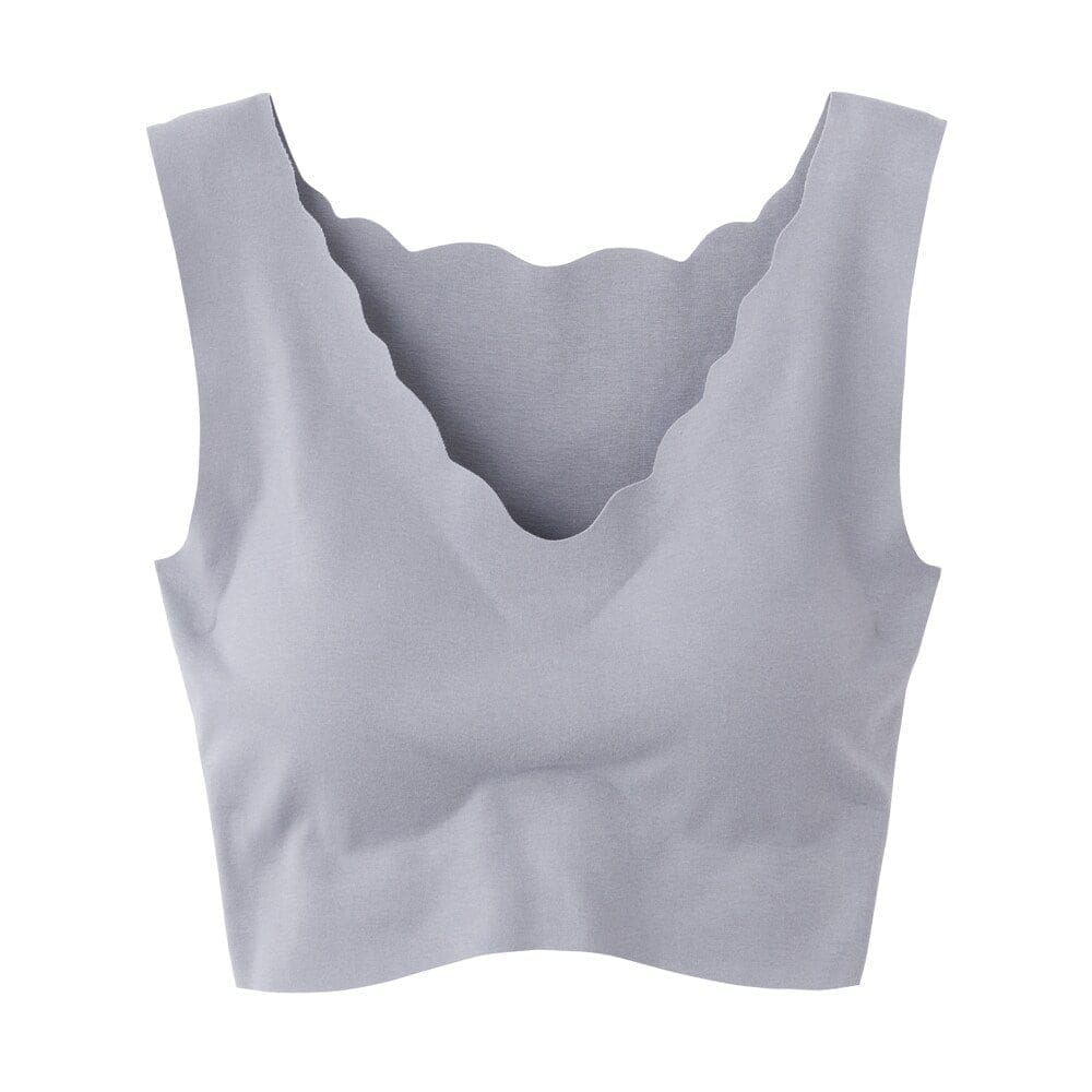 【KIREILABO】【完全無縫製・綿混】【ハ－フトツプ】