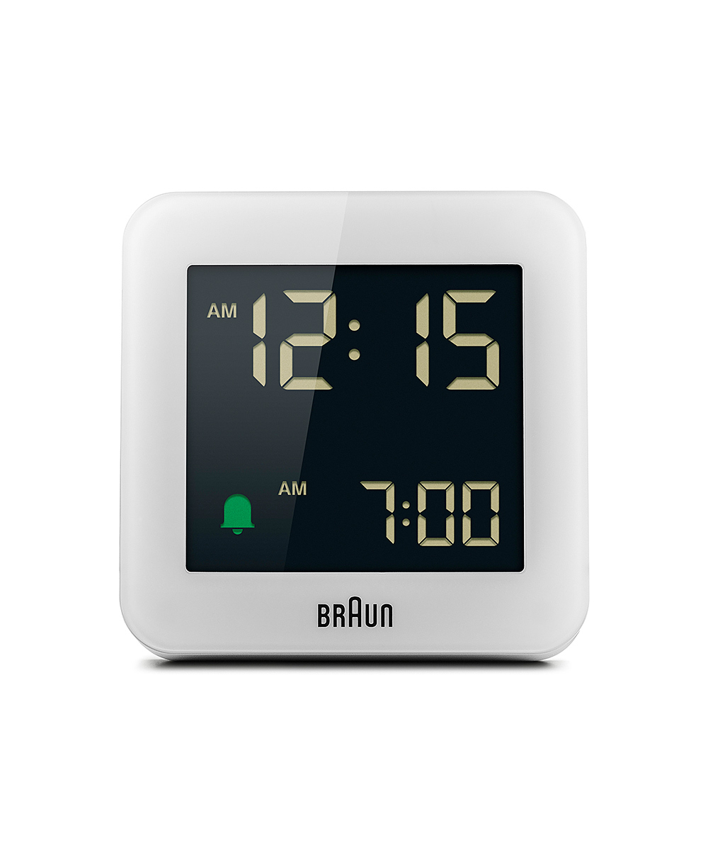 [マルイ]BRAUN Digital Alarm Clock BC09W/ブラウン（BRAUN） ホワイト