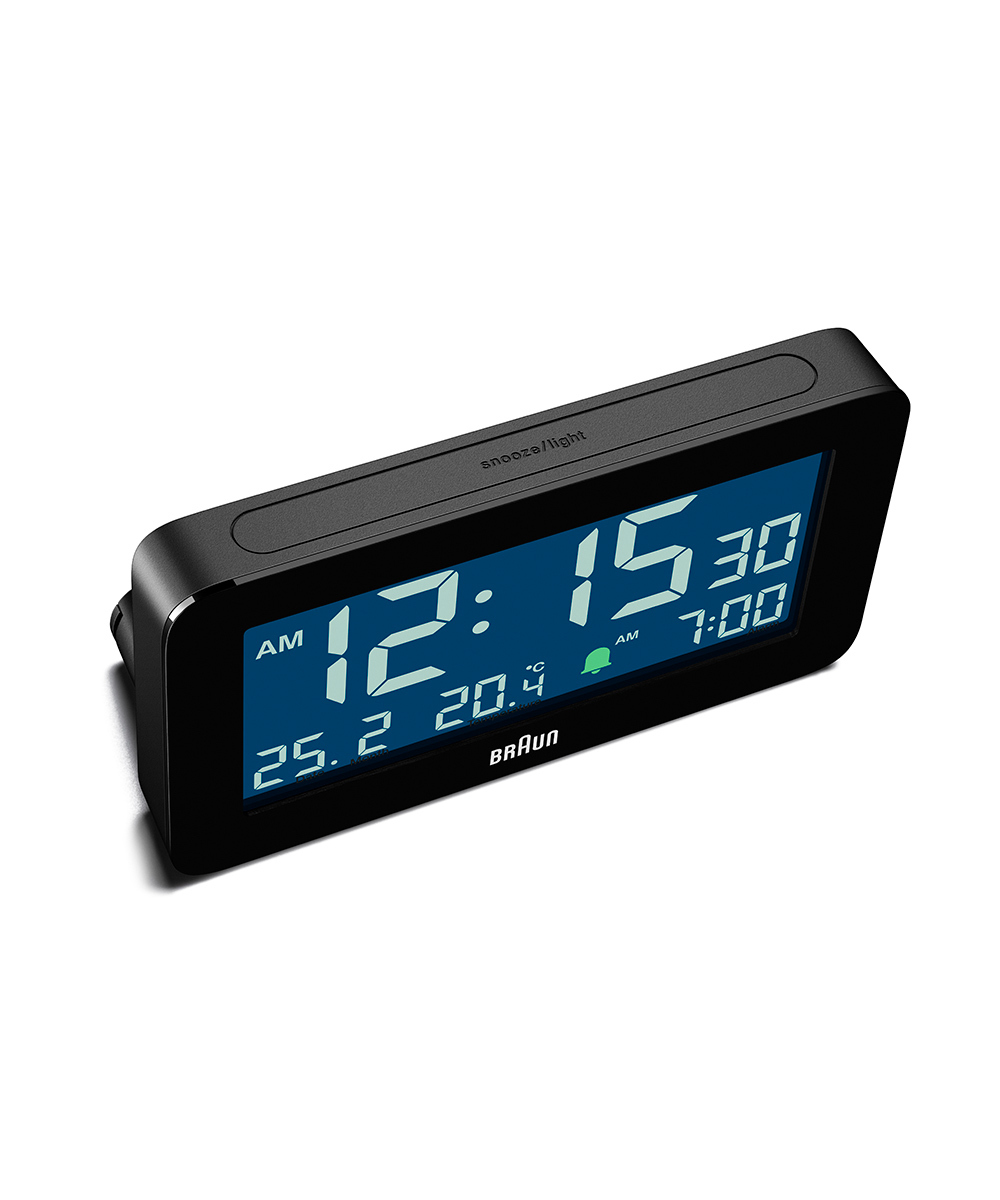 Digital Alarm Clock BC010 BLACK / WHITE | ブラウン(BRAUN) | BC10 | ファッション通販  マルイウェブチャネル