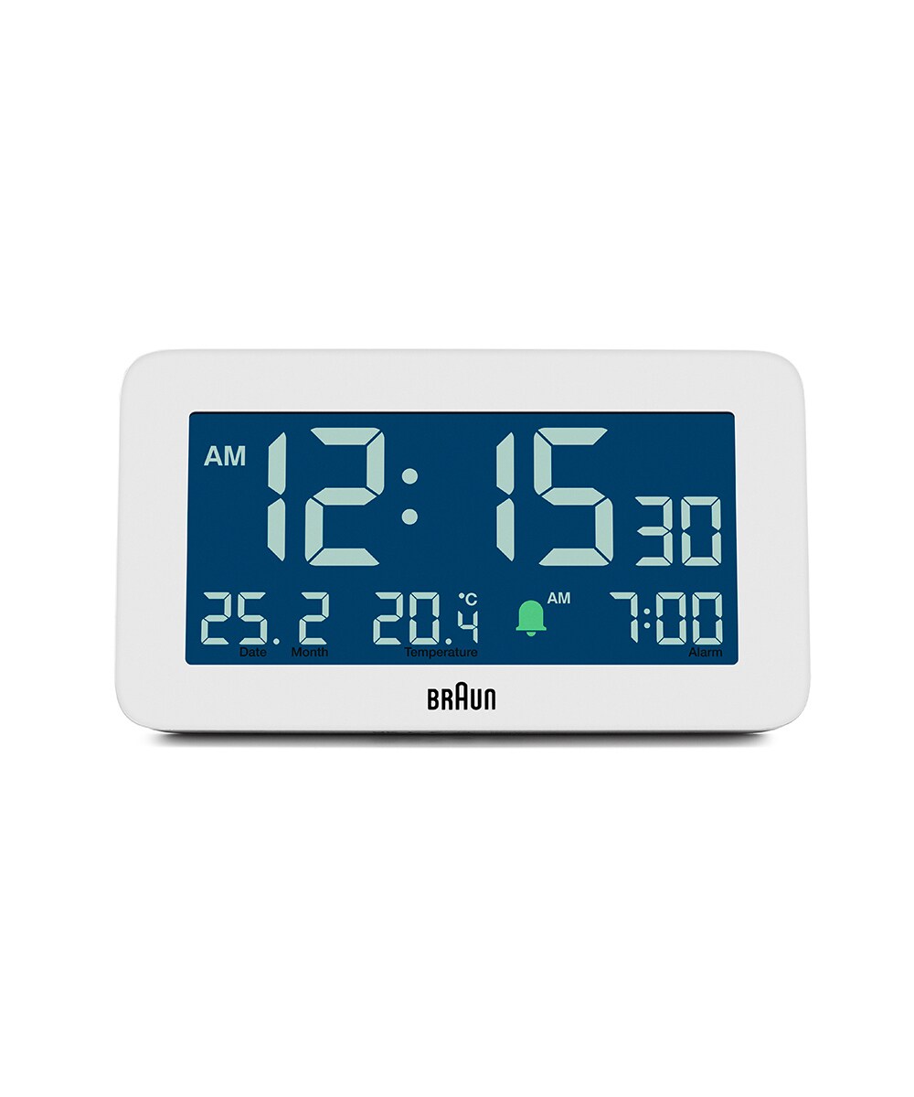 Digital Alarm Clock BC010 BLACK / WHITE | ブラウン(BRAUN) | BC10 | ファッション通販  マルイウェブチャネル