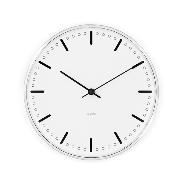 ARNE JACOBSEN/アルネ・ヤコブセン CITYHALL Clock 210mm | アルネ ...
