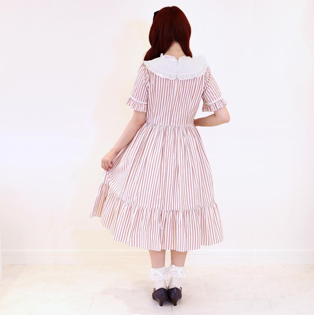 ストライプフリルワンピース | エミリーテンプルキュート(Emily
