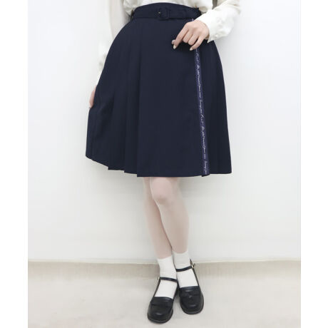 ロゴリボン使いプリーツスカート セットアップ かわいい プレッピー フィント Fint 36ag02n014 ファッション通販 マルイウェブチャネル