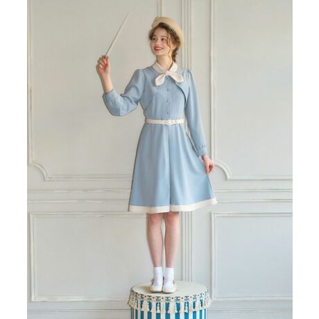 レイヤードバイカラーワンピース【洗える】 | フィント(FINT) | マルイ  