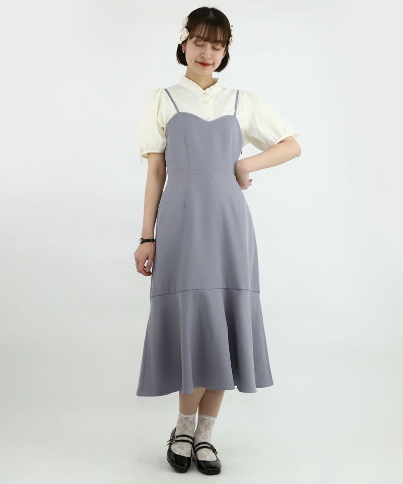 SLOBE IENA TR 起毛Iラインキャミワンピース カーキ FREE SLOBE IENA TR 起毛Iラインキャミワンピース カーキ FREE