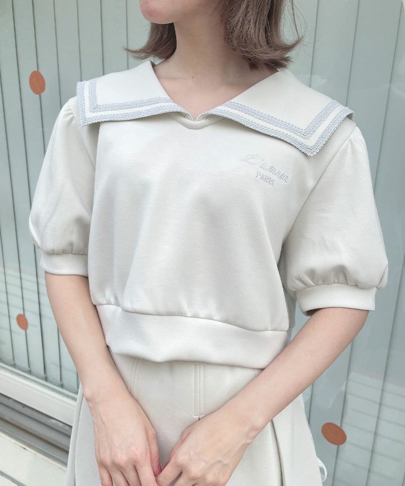 FRAY I.D 2wayアシメオフショルフライスカットソー　ホワイト 2wayアシメオフショルフライスカットソー(カットソー)｜トップス