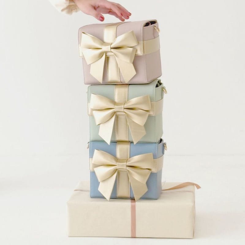 フィント（FINT）/多重リボンプレゼントBOXバッグ 多重リボンプレゼントBOXバッグ | フィント(FINT) | マルイウェブチャネル