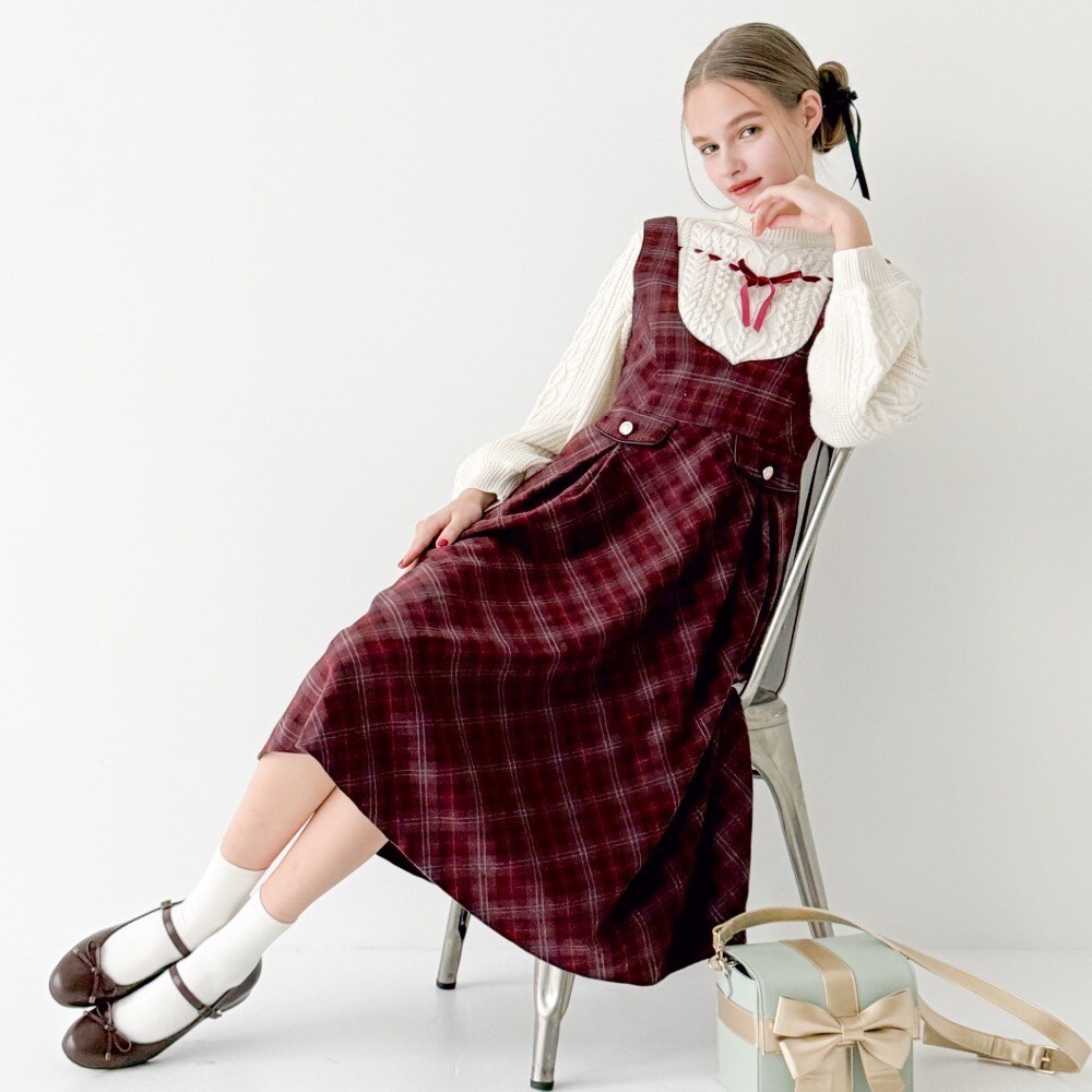 アイラインジャンパースカート | スローブ イエナ(SLOBE IENA