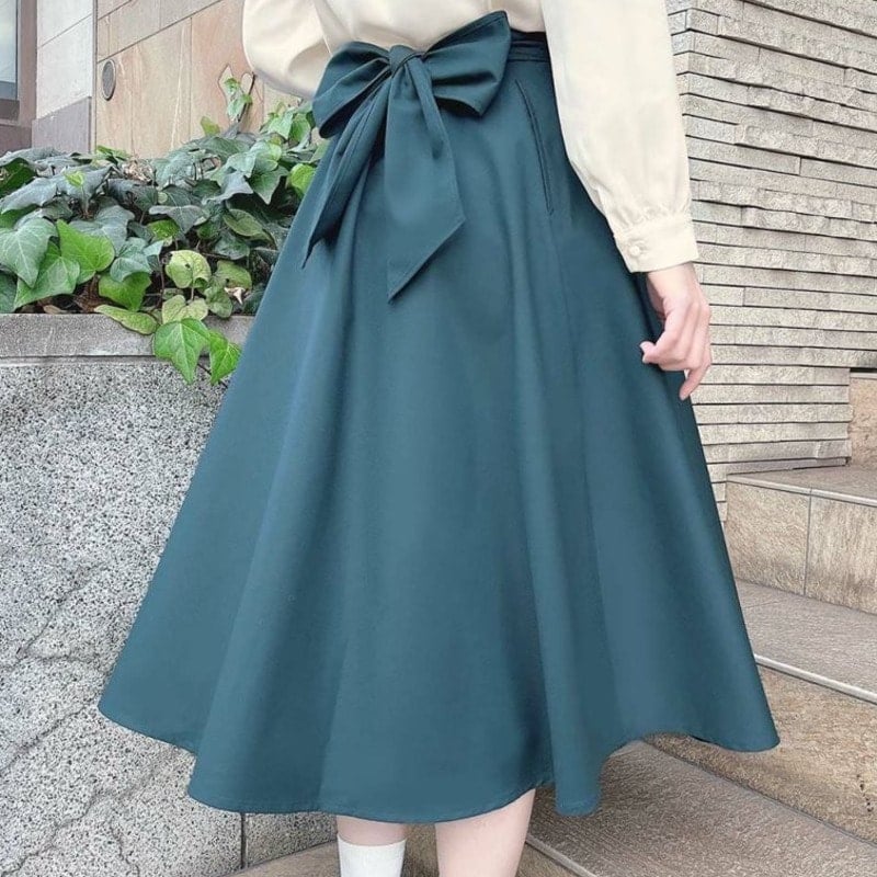 フィント（FINT）/【3サイズ展開あり】コルセットベルト2wayフレアースカート 3サイズ展開】コルセットベルト2wayフレアースカート | フィント(FINT