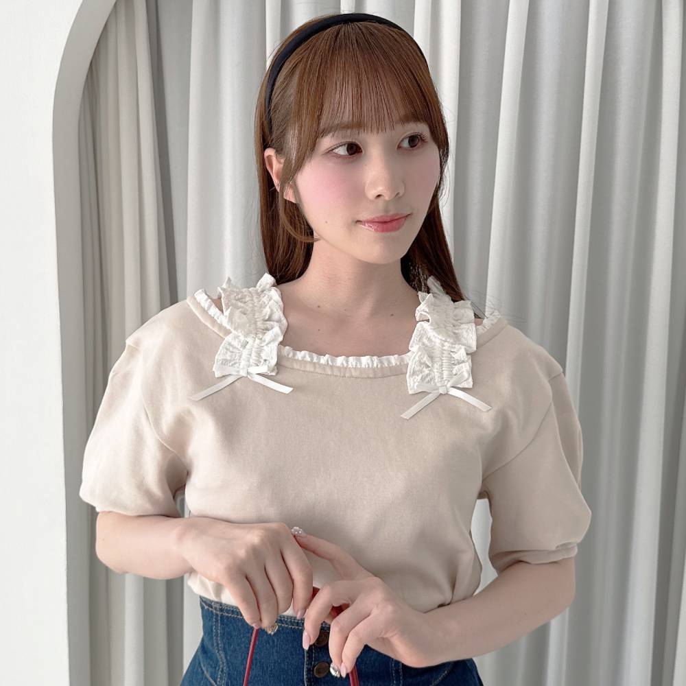 ショルダーフリルオフショルカットトップス | フィント(FINT) | マルイ