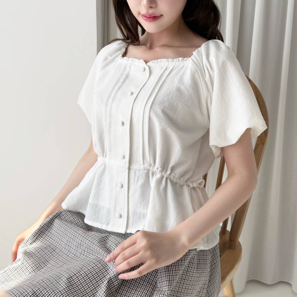 【美品】Heve リップルペプラム ブラウス リップルペプラムブラウス 接触冷感 | フィント(FINT) | マルイウェブ