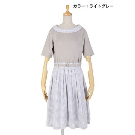 ギンガムチェックドッキングワンピース F I N T Cherry フィント Fint 18fe02h001 ファッション通販 マルイウェブチャネル