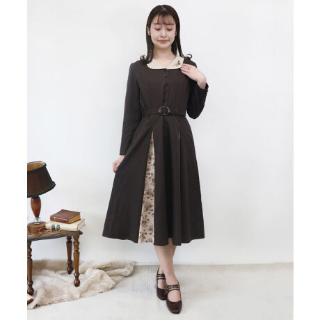刺繍入り花柄切替ロングワンピース アンアナザーアンジェラス An Another Angelus 39be03j004 ファッション通販 マルイウェブチャネル