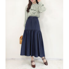 ギャザーマーメイドスカート