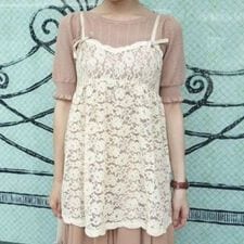 総レースキャミソール