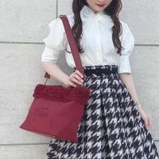 アンアナザーアンジェラス(an another angelus)の【A4収納可能】ボリュームチュールフリルキャンバストート