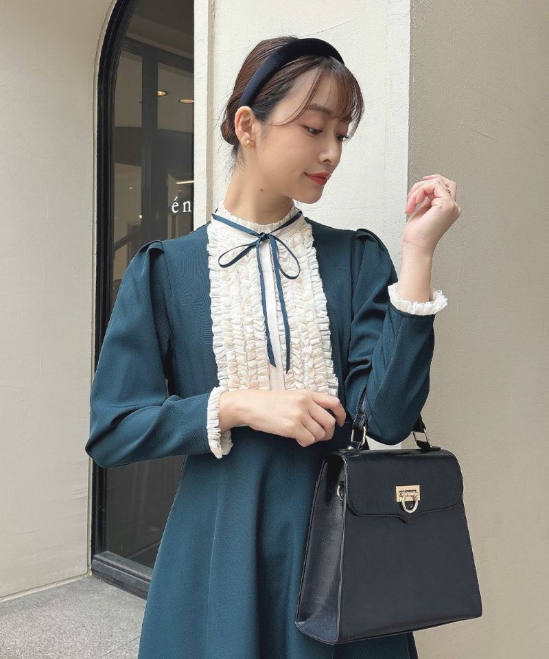 新品 タグ付✨アンアナザーアンジェラス❤️ダブルチェーン ハンドル バッグ 黒 アンアナザーアンジェラス(an another angelus) レディース