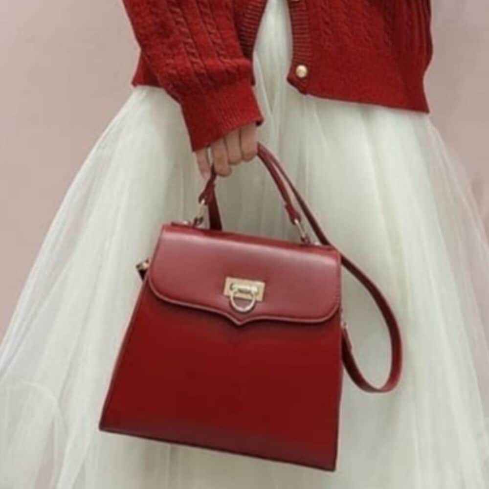 [�}���C]�yWEB����z ���[�v ���� �t���b�v �n���h�o�b�O �Z�����j�[/�A���A�i�U�[�A���W�F���X�ian another angelus�j RED