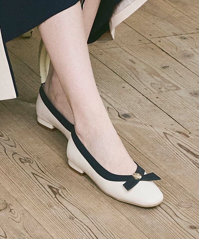 クロス タイ デザイン パンプス 【サイズ展開】 | アンアナザー