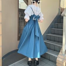 【新色追加/洗える】バックカッティング キャミワンピース