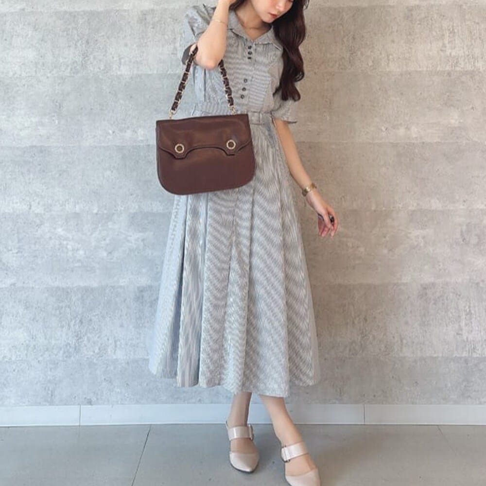 定価22000円☆レース使いティアードロングワンピース　ライトベージュ レース使いティアードロングワンピース【洗える】 | アン