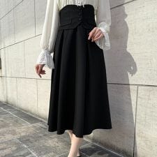 【2way仕様】ジレコルセット2WAYフレアースカート