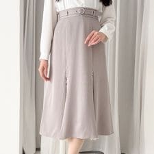 レース切替ナロースカート【セレモニー/通勤/洗える/セットアップ可能】