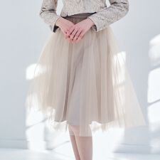 バレリーナボリュームチュールスカート【セレモニー/セットアップ可能】