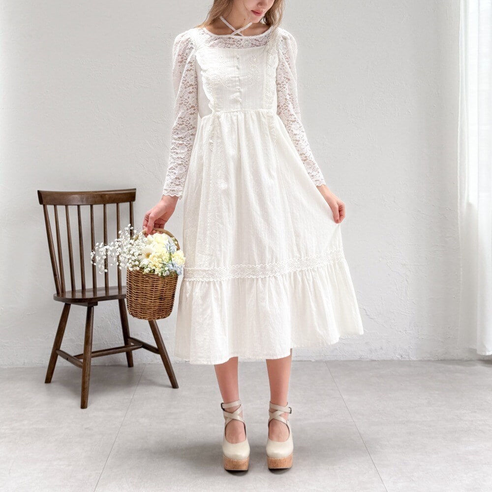 [�}���C]���[�X�g�����[�Y�J�b�g���[�N�����O�����s�[�X ��/�A���A�i�U�[�A���W�F���X�ian another angelus�j OFF WHITE