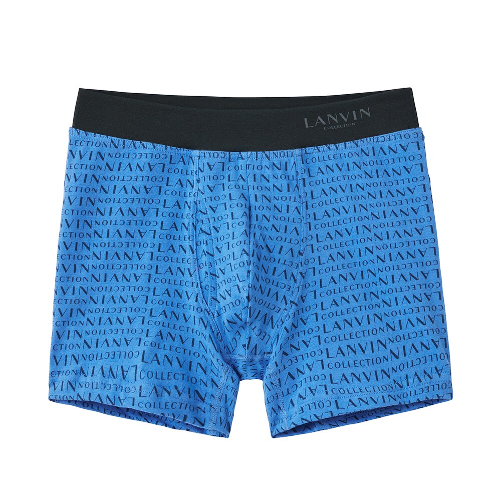 LANVIN ボクサーパンツ 3点セット LANVIN en Bleu 【LANVIN Blue】【ミニボクサー】（前閉じ